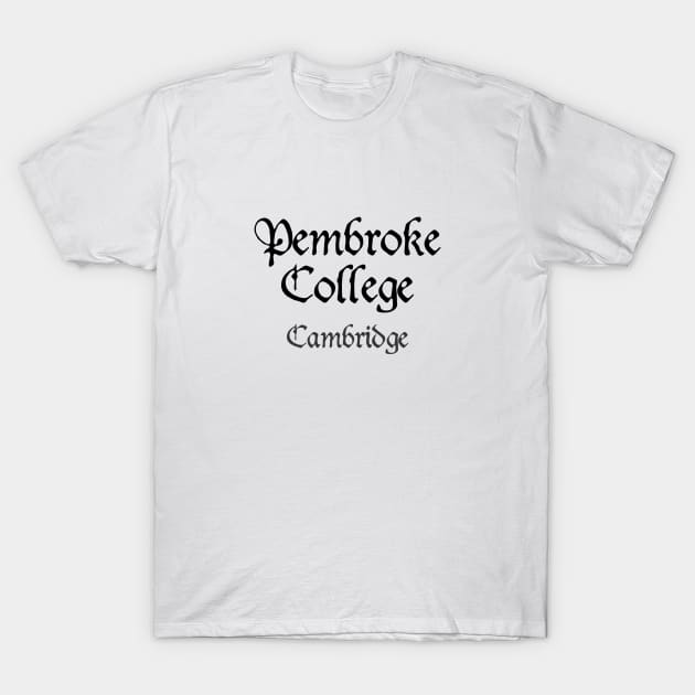 Cambridge Pembroke College Medieval University T-Shirt by RetroGeek